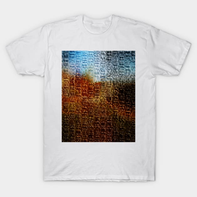 Color Abstract 3D Design Pattern T-Shirt by Hujer